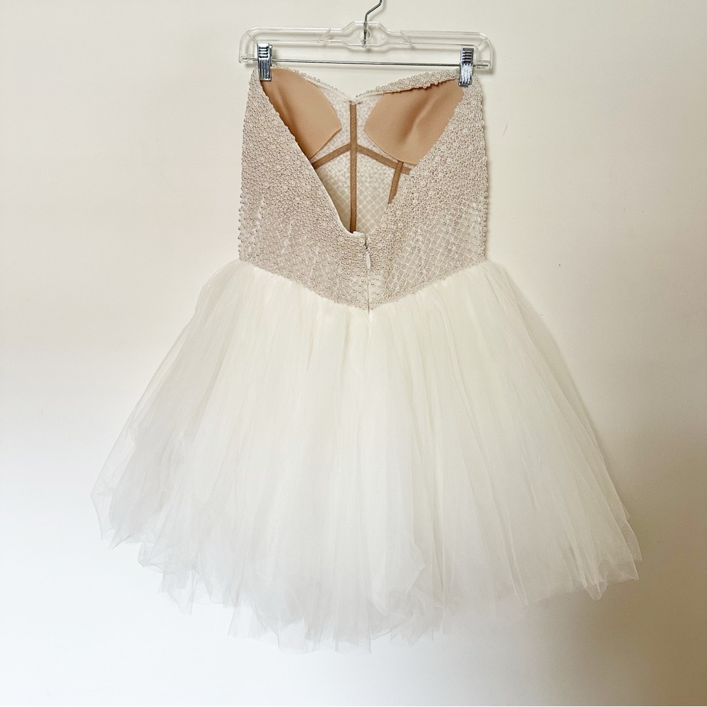 BHLDN Wtoo by Watters Maeve Strapless Embellished Corset Mini Dress - Picture 14 of 16